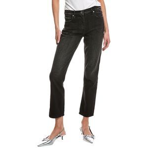 Iro Womens Deen Black Stone Crop Jean, Black